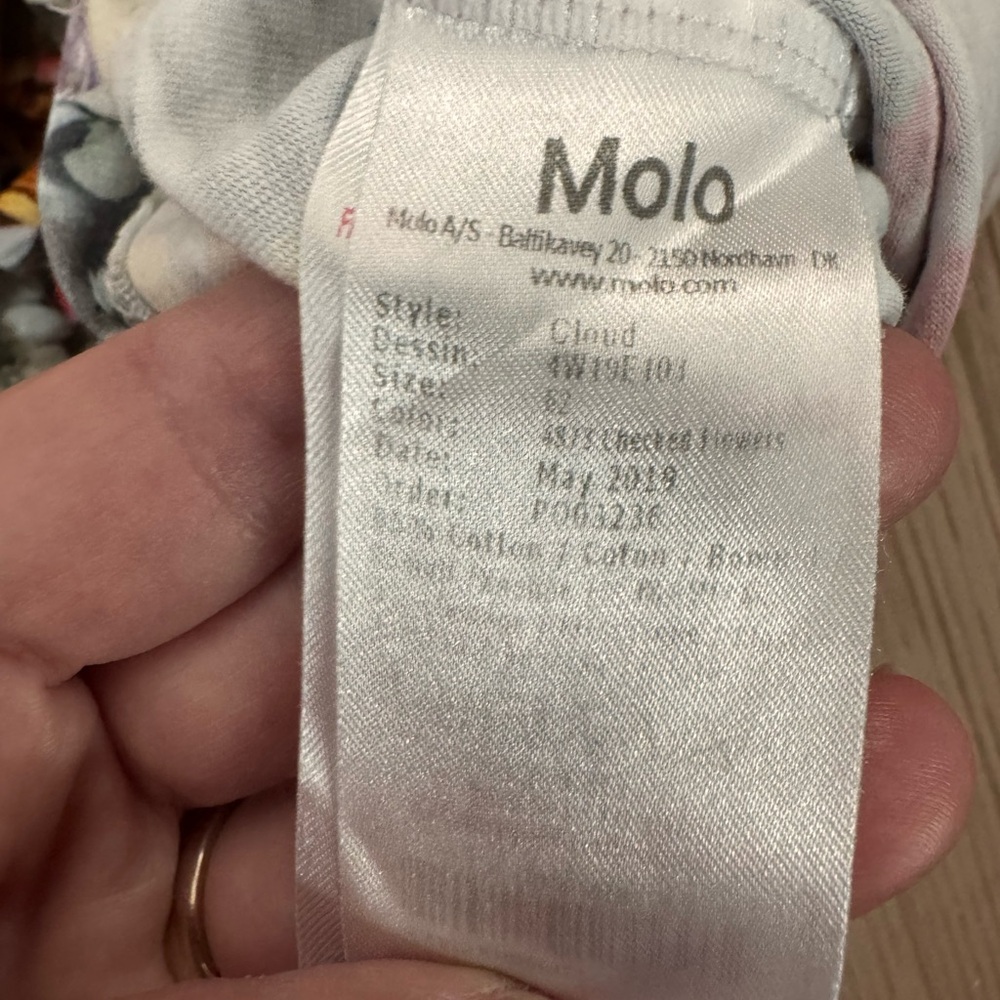Molo Floral Ruffle Baby Dress - Picture 3 of 3